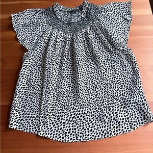 J. Crew Flutter Sleeve Blouse